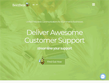 Tablet Screenshot of beezdesk.com